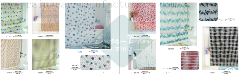 88-89 China mildew resistant shower curtain supplier